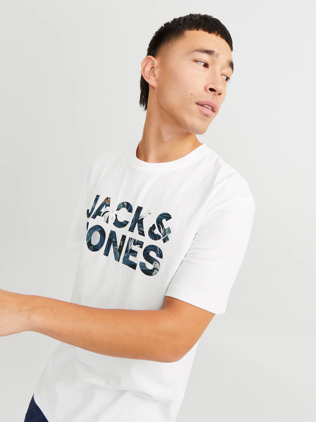 Jack & Jones Rundhalsshirt "JJEBRYAN CORP LOGO TEE SS O-NECK NOOS", mit Log günstig online kaufen