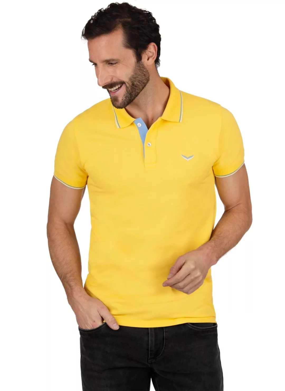 Trigema Poloshirt "TRIGEMA Slim Fit Polohemd" günstig online kaufen