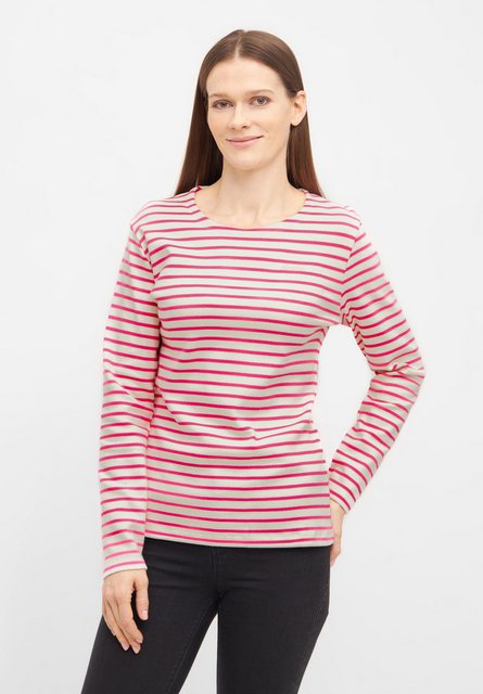 Derbe Langarmshirt "Interstriped", French terry, gestreift, hochwertiger St günstig online kaufen