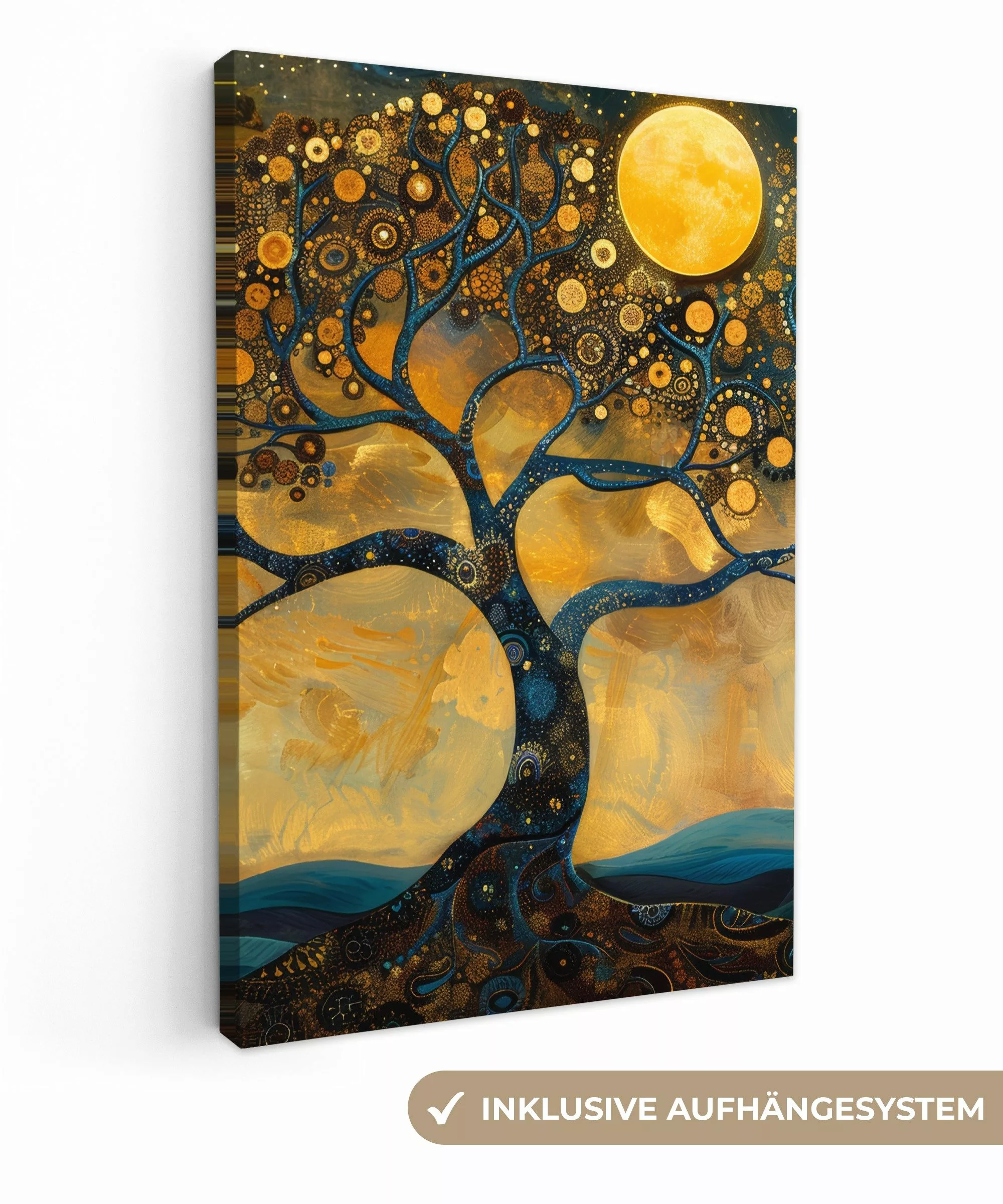OneMillionCanvasses® Leinwandbild Baum - Industriell - günstig online kaufen