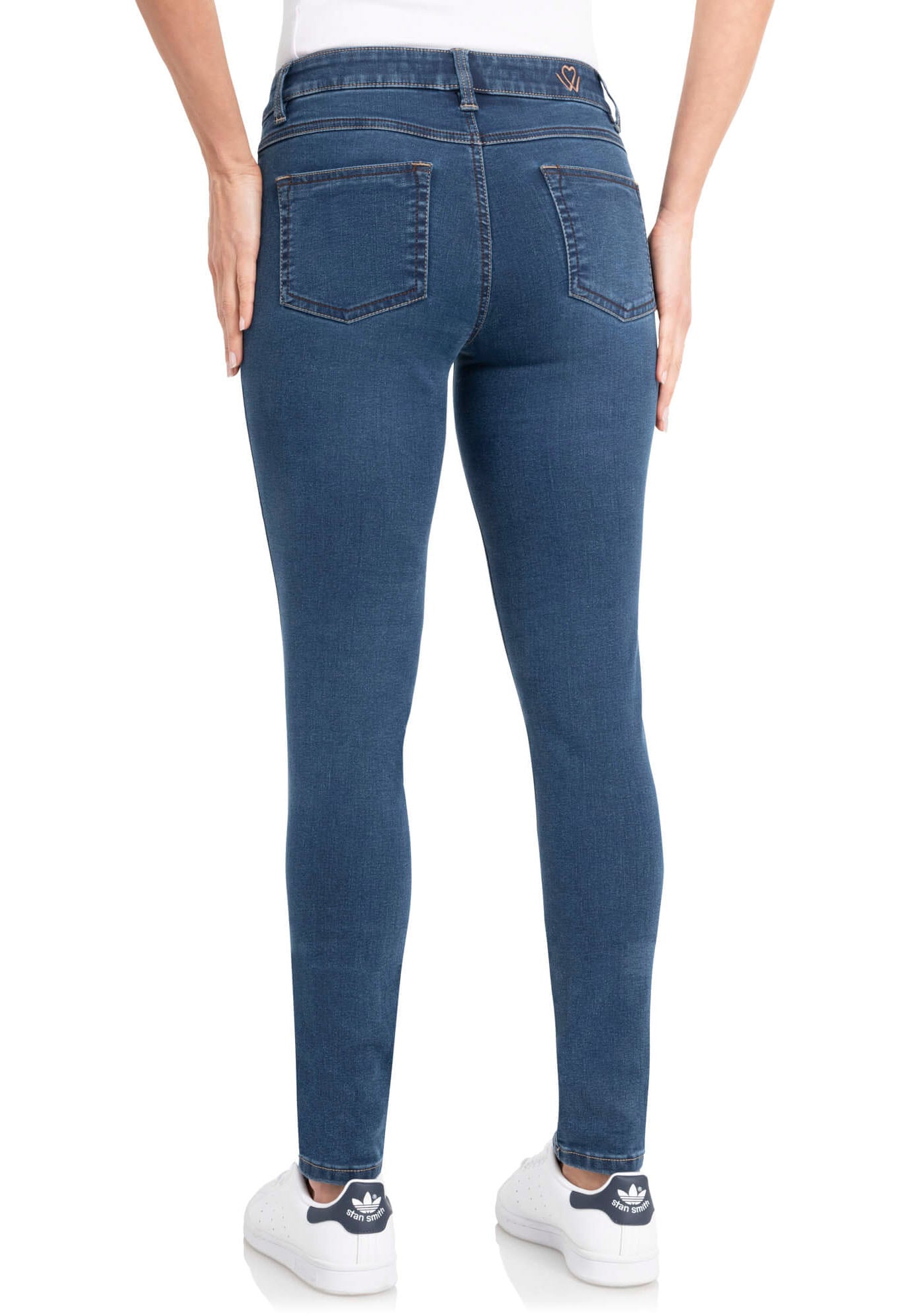 wonderjeans Skinny-fit-Jeans Skinny-WS76-80 Schmaler Skinny-Fit in hochelas günstig online kaufen