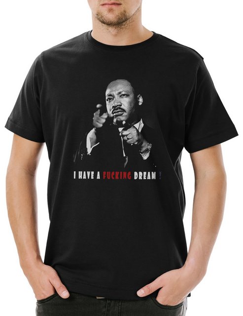 Urban Backwoods Print-Shirt I Have A Fucking Dream Herren T-Shirt Ebony Mar günstig online kaufen