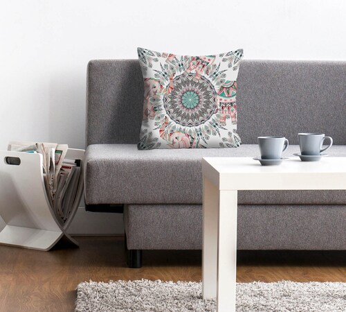 queence Dekokissen »Luca«, Kissenhülle,Mandala Muster,Abstrakt,Geometrisch, günstig online kaufen