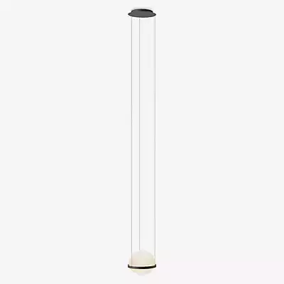 Vibia Palma Pendelleuchte LED, graphit - 19 cm - 1-10 V/Push günstig online kaufen