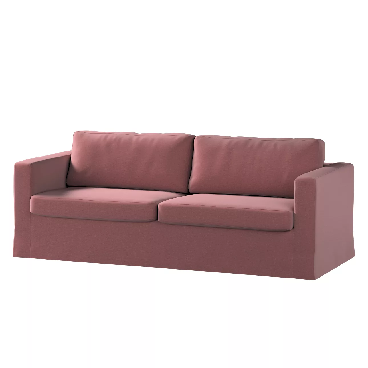 Bezug für Karlstad 3-Sitzer Sofa nicht ausklappbar, lang, violett, Bezug fü günstig online kaufen