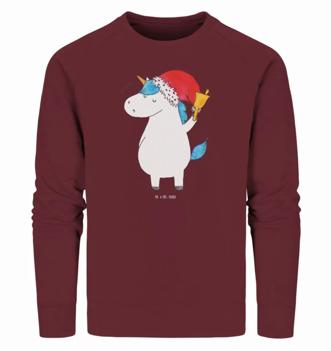 Mr. & Mrs. Panda Longpullover Größe S Einhorn Weihnachtsmann - Burgundy - G günstig online kaufen