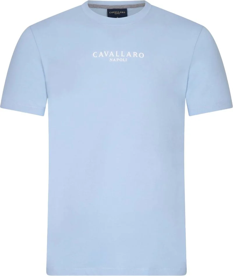 Cavallaro Mandrio T-Shirt Logo Hellblau - Größe L günstig online kaufen