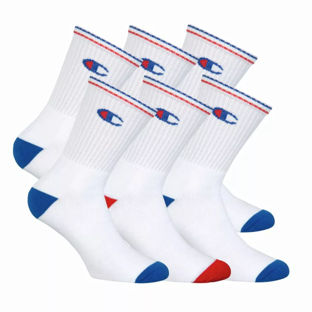 Champion Unisex Socken, 6 Paar - Performance Crew Socken, weiß EU 39-42 günstig online kaufen
