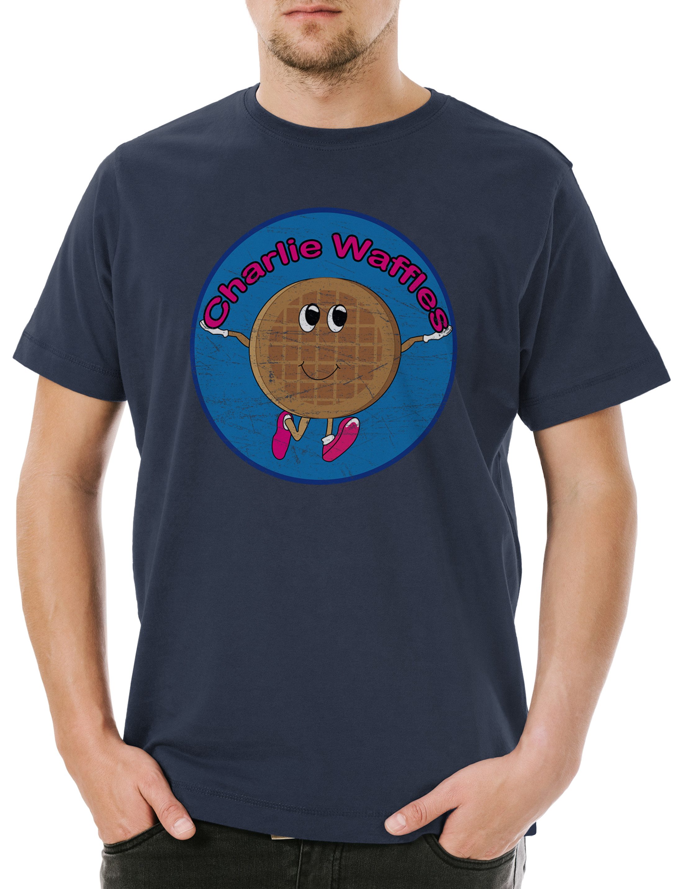 Urban Backwoods Print-Shirt Charlie Waffels Herren günstig online kaufen