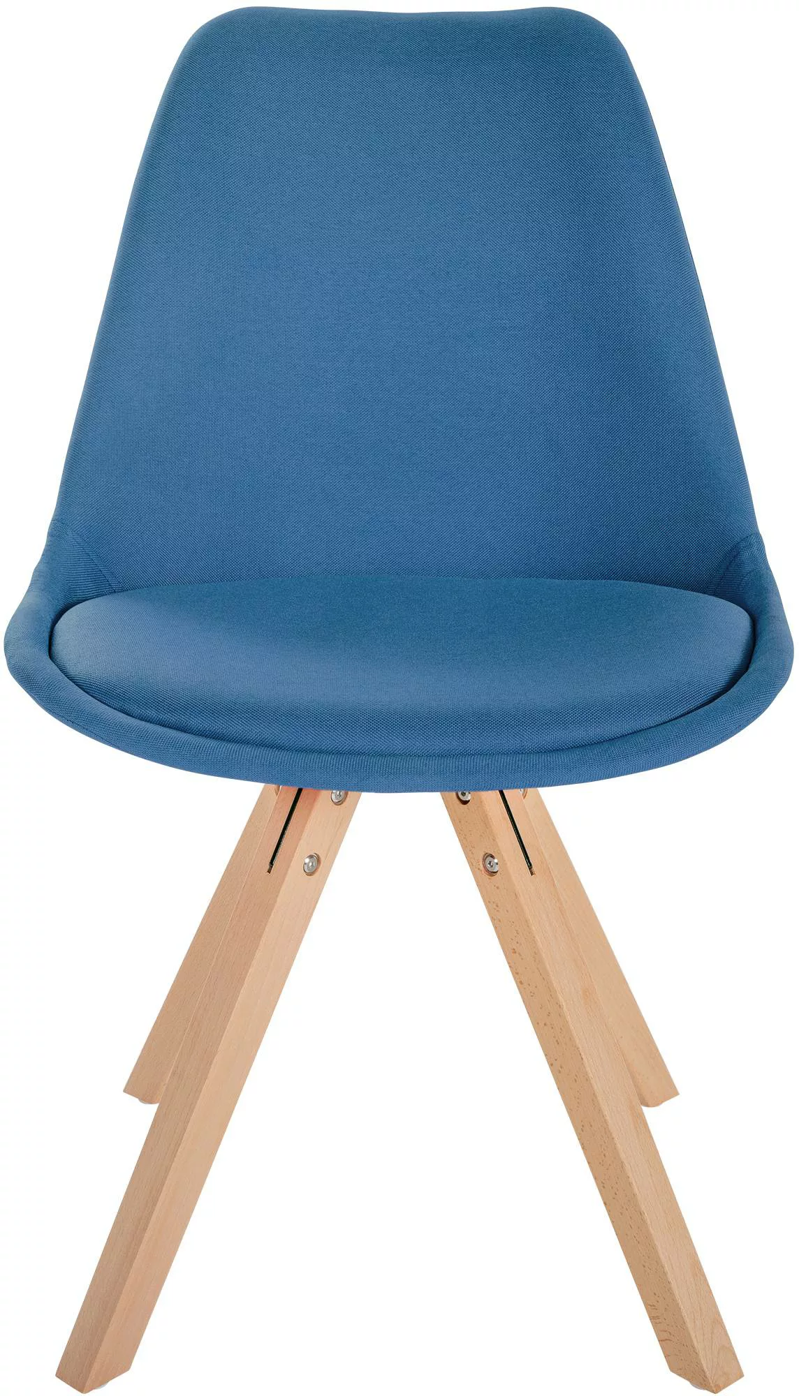 Stuhl Sofia Stoff Square Blau günstig online kaufen