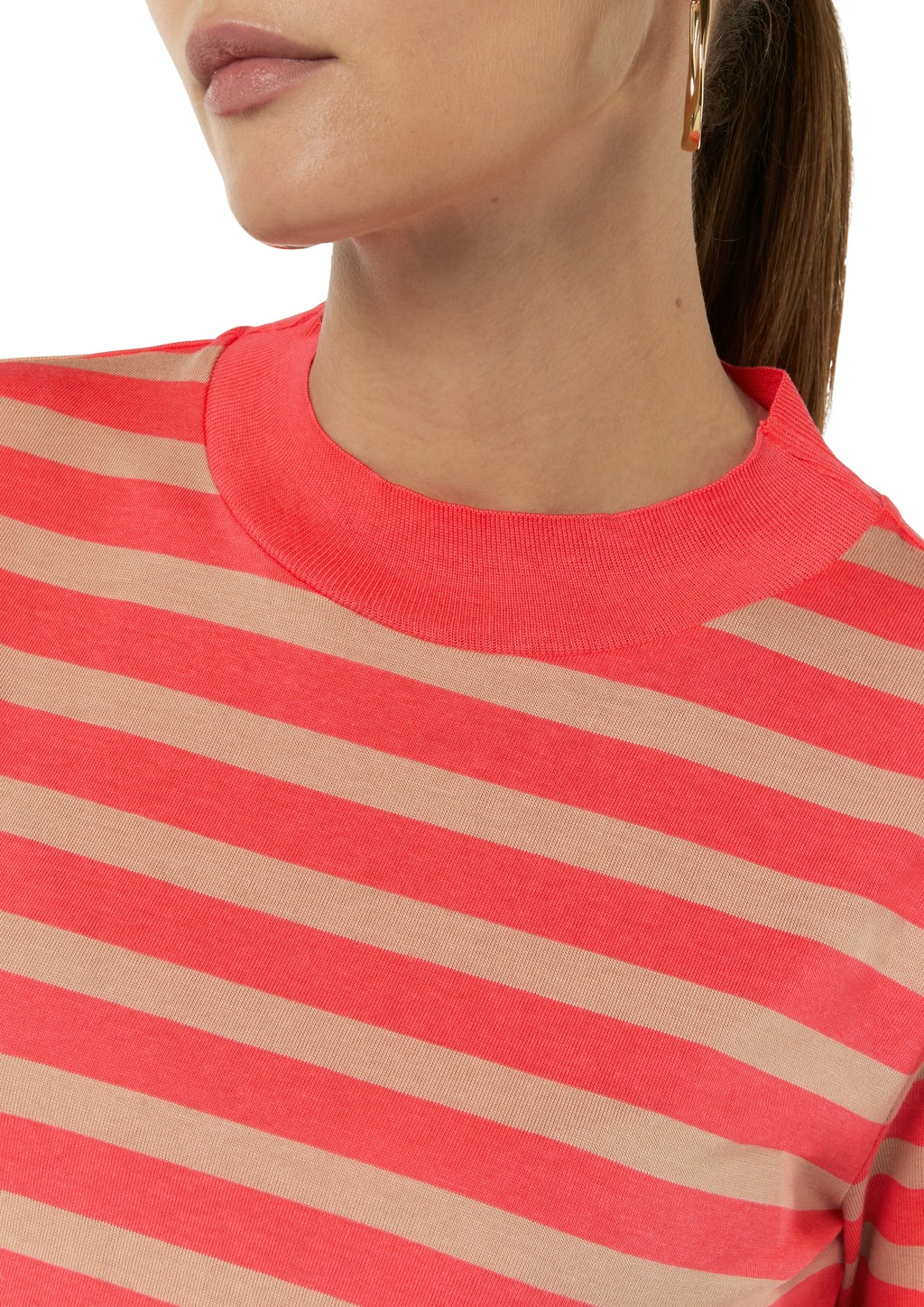 Comma T-Shirt im Streifen-Optik günstig online kaufen