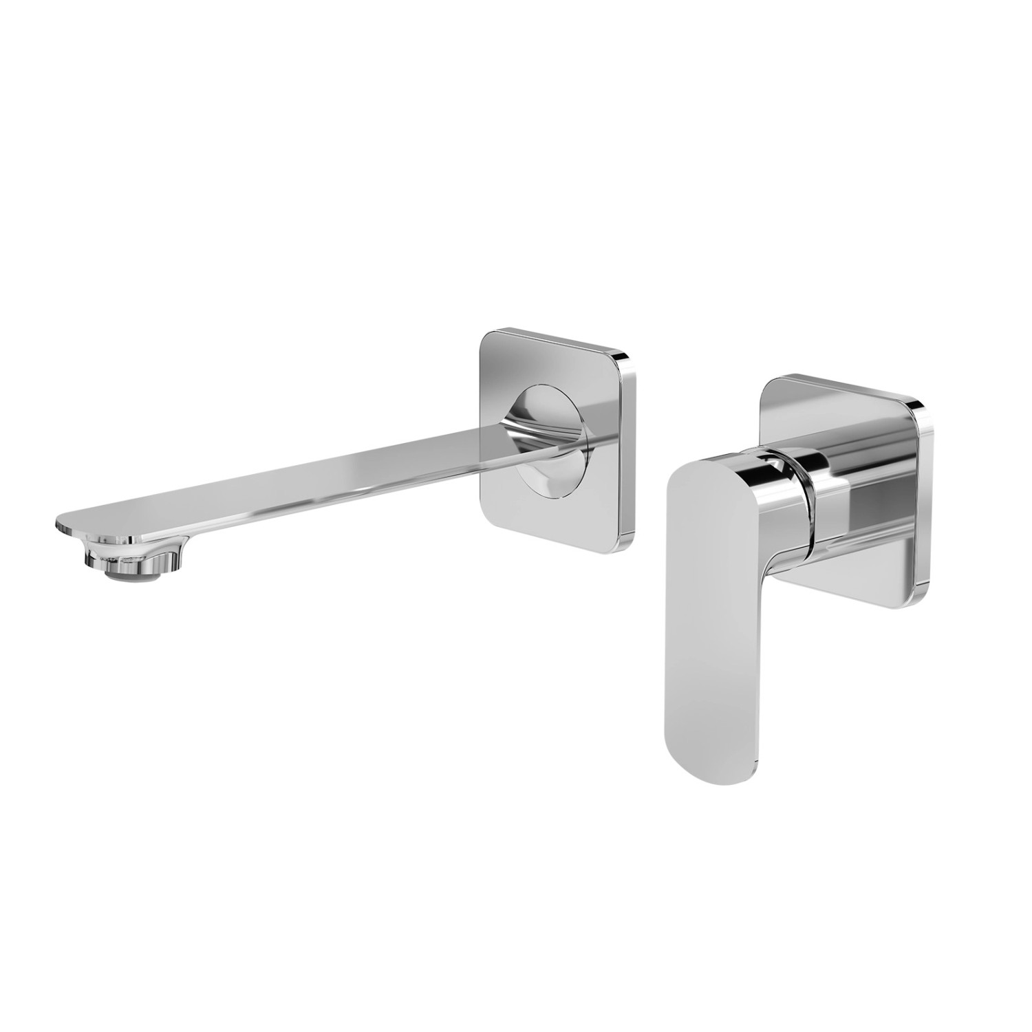 Emke Wand Waschtischarmatur Inklusive Grundkörper 233 x 127 x 110 mm Verchr günstig online kaufen