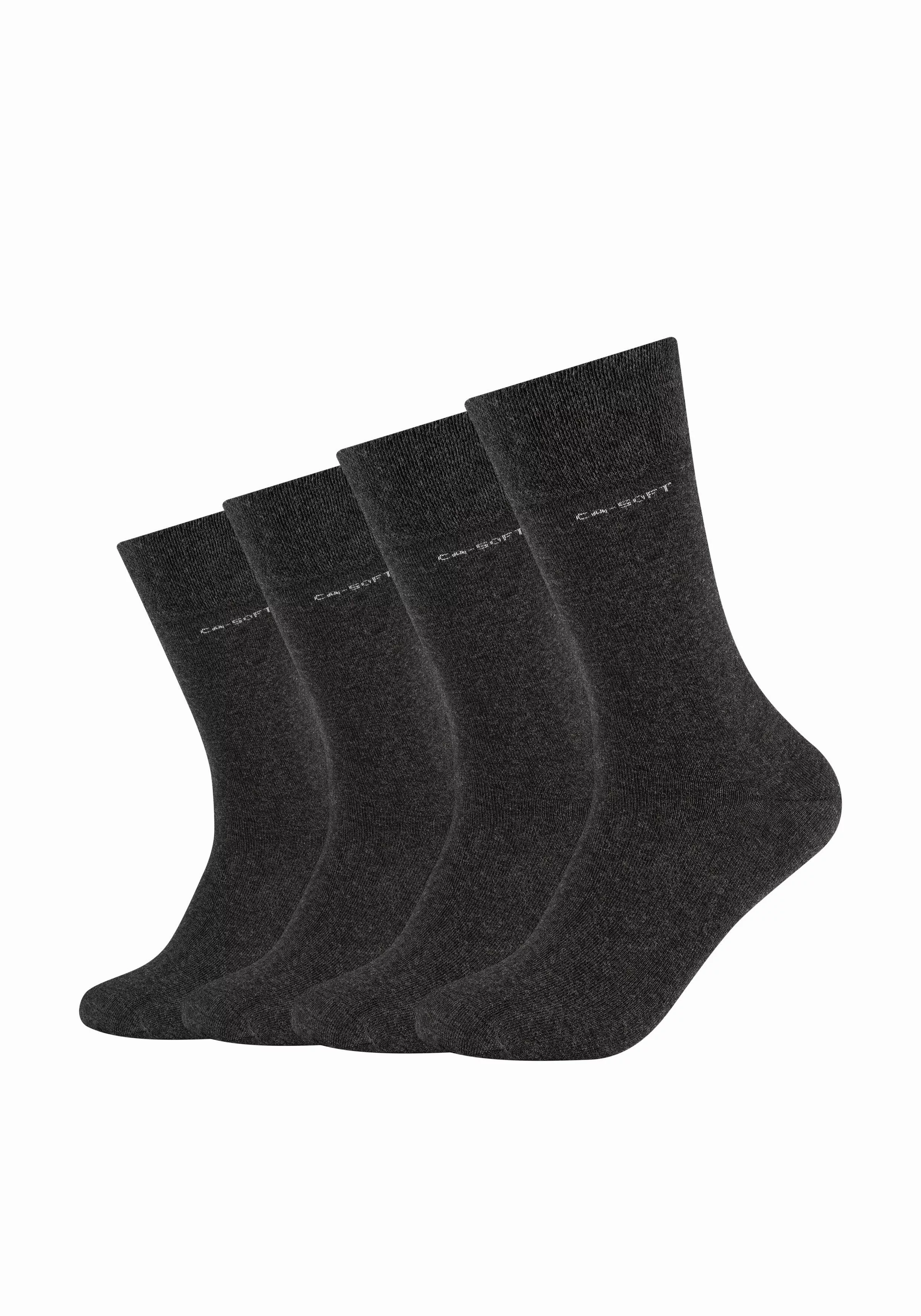 Camano Socken "ca-soft", (4 Paar), mit verstärktem Fersen- und Zehenbereich günstig online kaufen