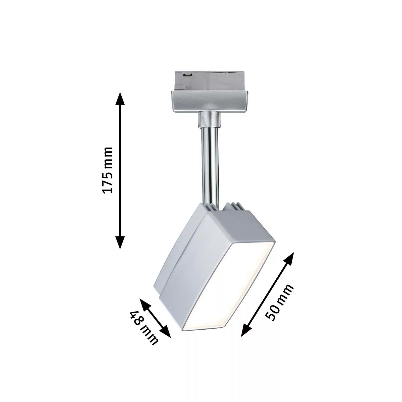 Dezenter LED Spot Pedal in chrom-matt günstig online kaufen