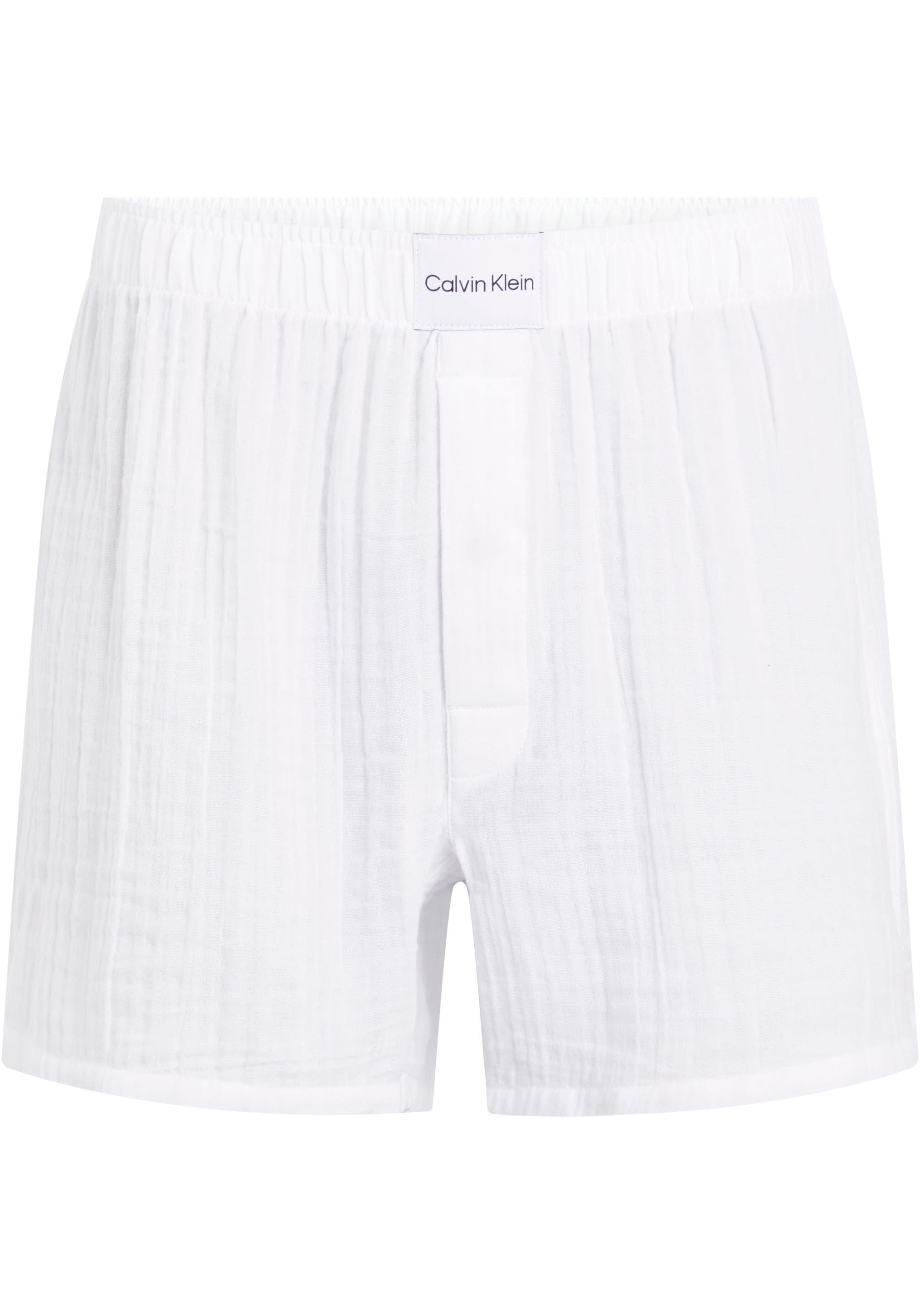 Calvin Klein Underwear Schlafshorts "BOXER SLIM", mit Markenlabel auf dem B günstig online kaufen