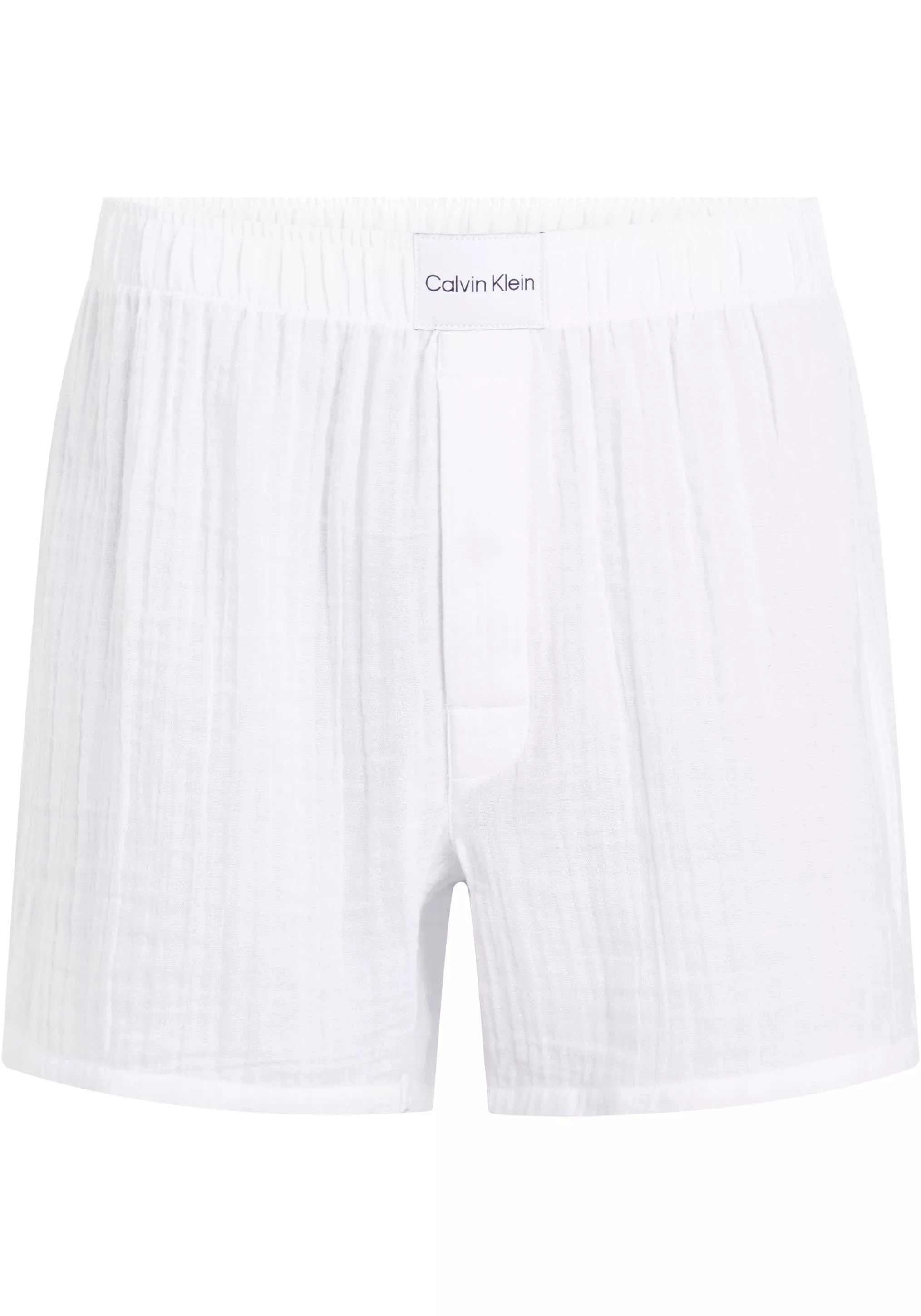 Calvin Klein Underwear Schlafshorts BOXER SLIM mit Markenlabel auf dem Bund günstig online kaufen