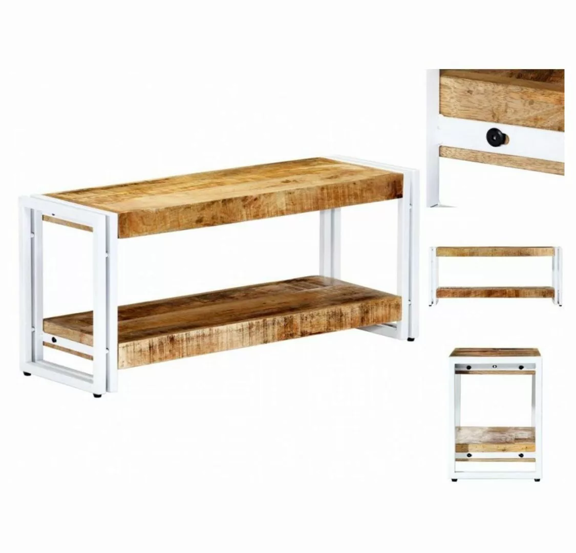 vidaXL TV-Schrank TV-Schrank 90 x 30 x 40 cm Massivholz Mango Lowboard günstig online kaufen