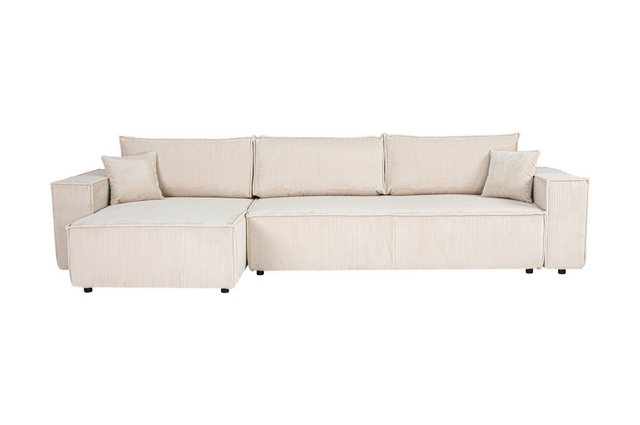 Viva Möbel Sofa NICE, Modernes Ecksofa mit Schlaffunktion und Bettkasten. günstig online kaufen