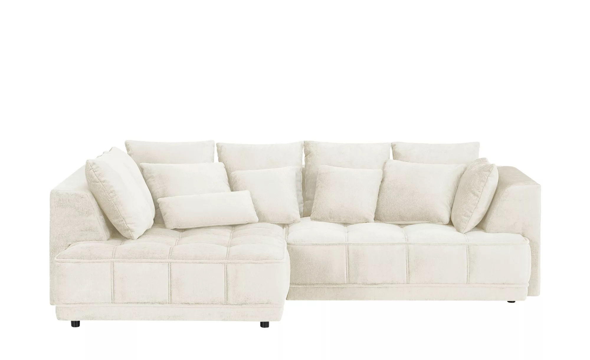 switch Ecksofa aus Samt Tiga ¦ creme ¦ Maße (cm): B: 285 H: 88 T: 205 Polst günstig online kaufen