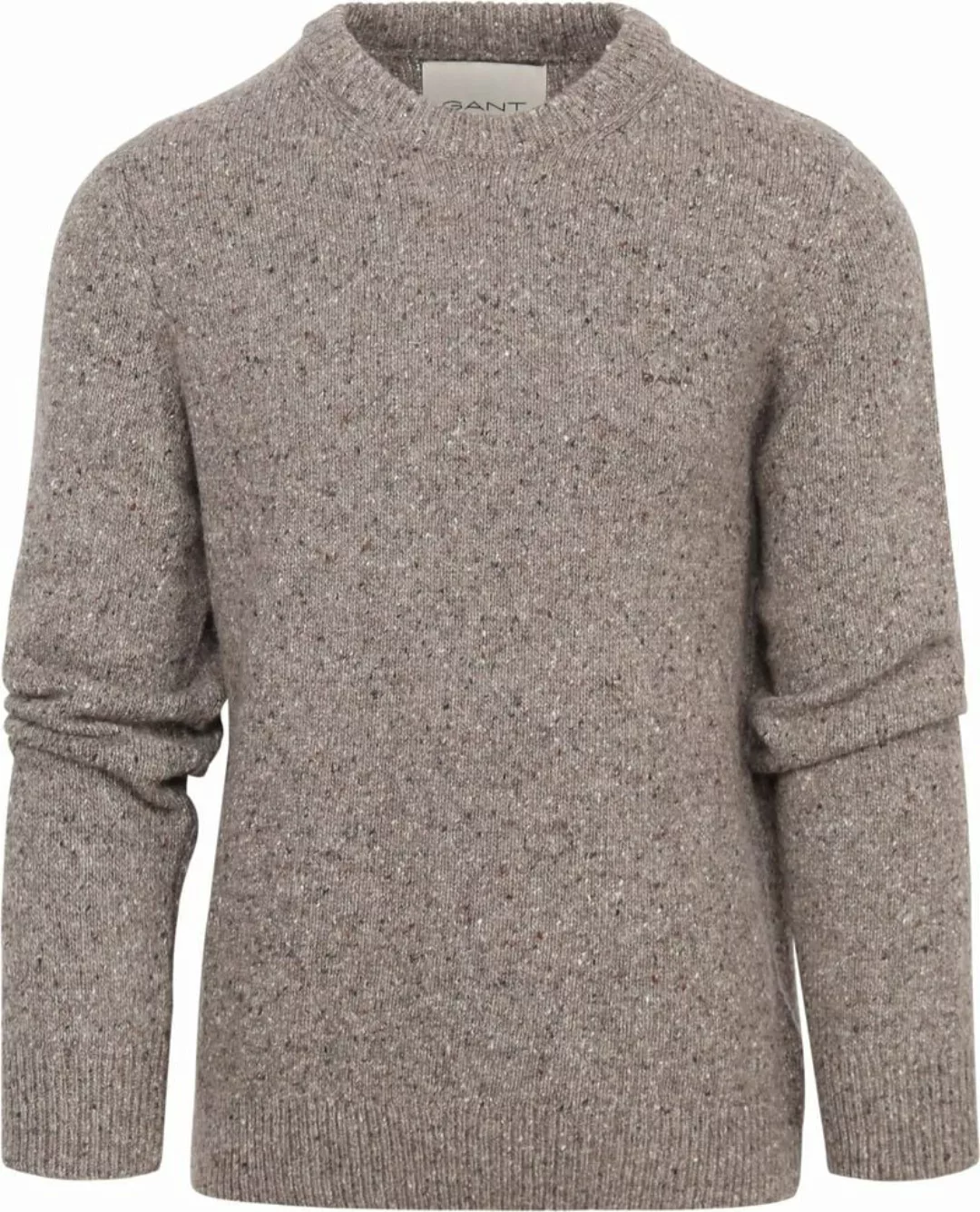 Gant Pullover Lambswool Melange Grau - Größe XL günstig online kaufen
