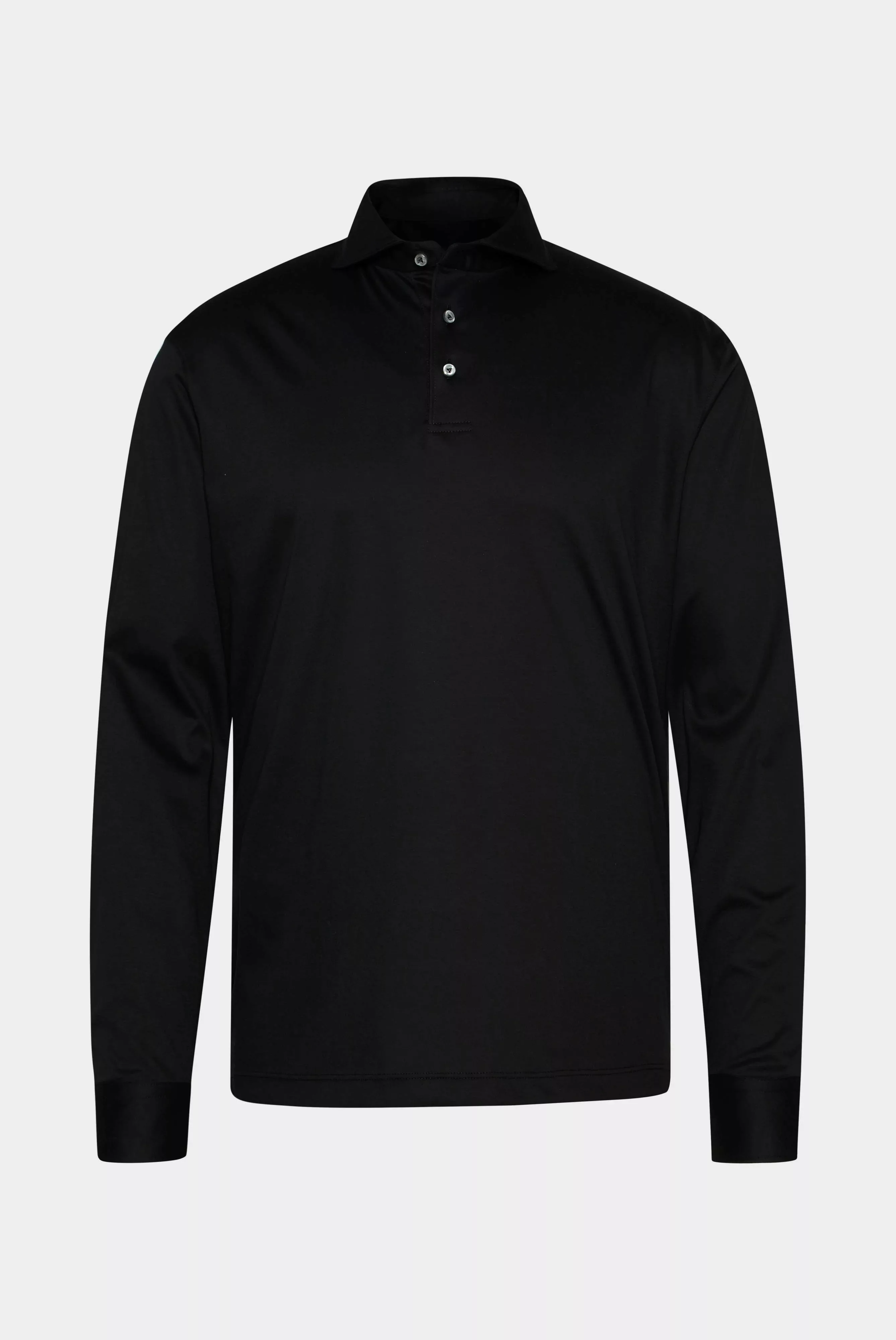 Langarm Jersey Poloshirt günstig online kaufen