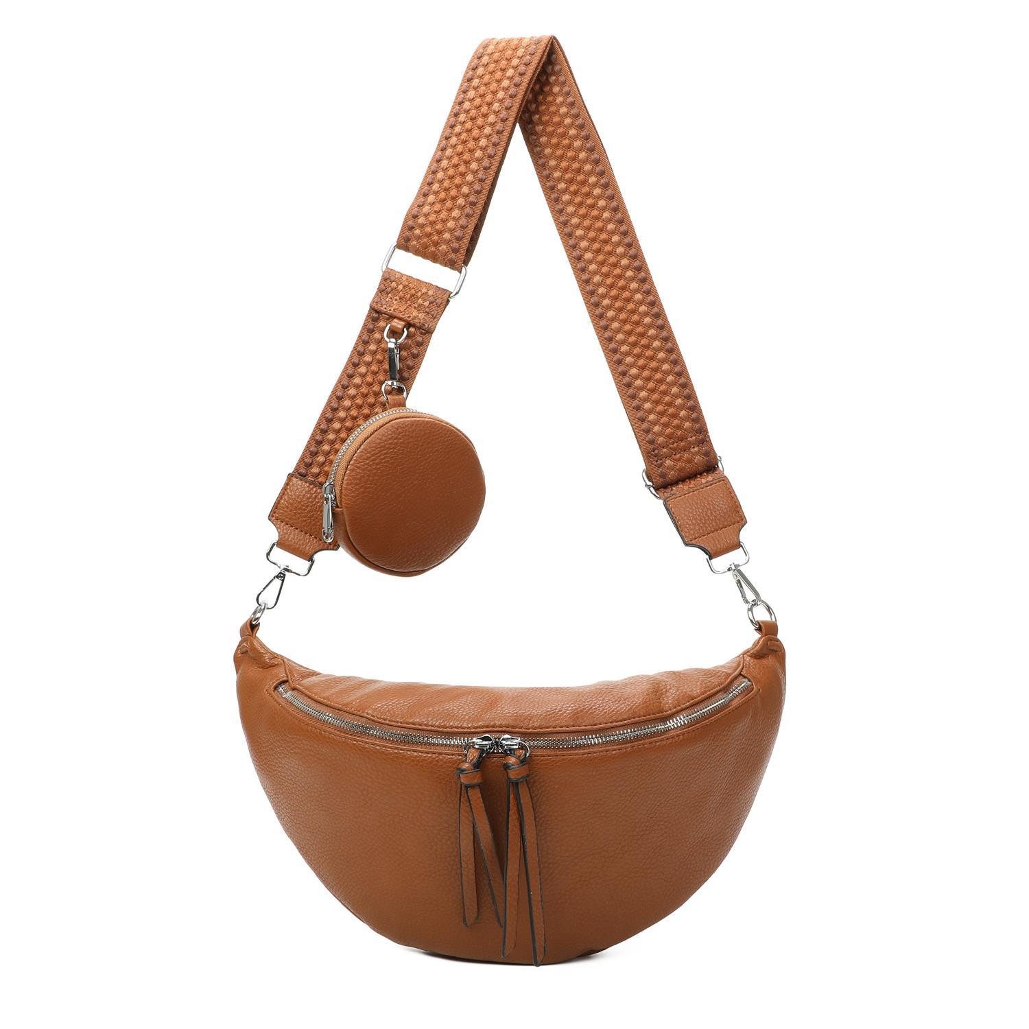 ITALYSHOP24 Schultertasche Damen XXL Tasche Gürteltasche günstig online kaufen