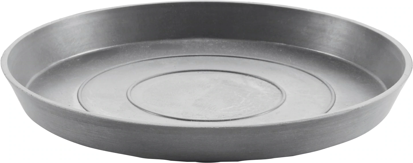 ECOPOTS Blumentopfuntersetzer "ROUND SAUCER Grey", BxTxH: 28,7x28,7x3 cm günstig online kaufen