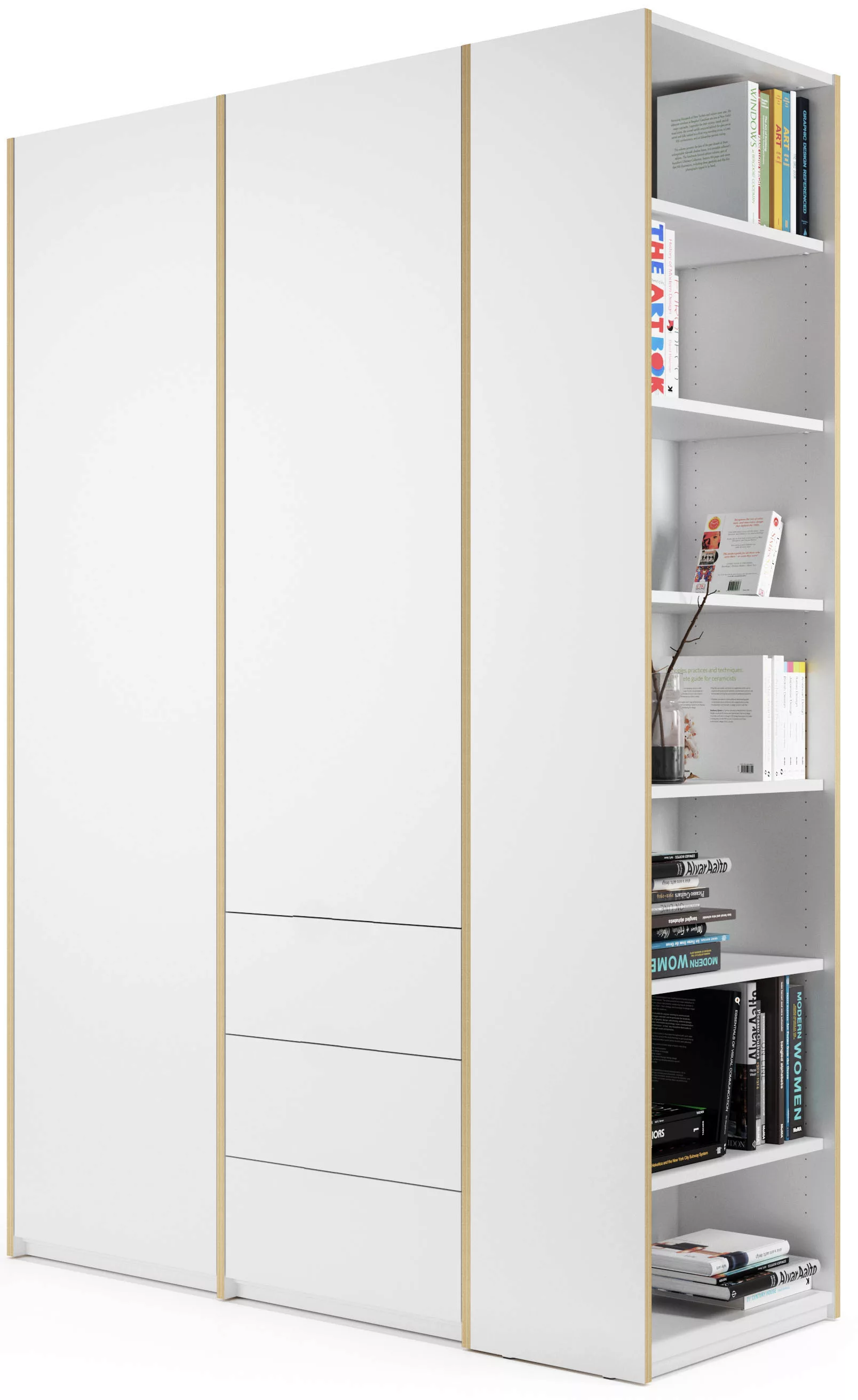 Müller SMALL LIVING Kleiderschrank »Modular Plus Variante 2«, inklusive 3 k günstig online kaufen