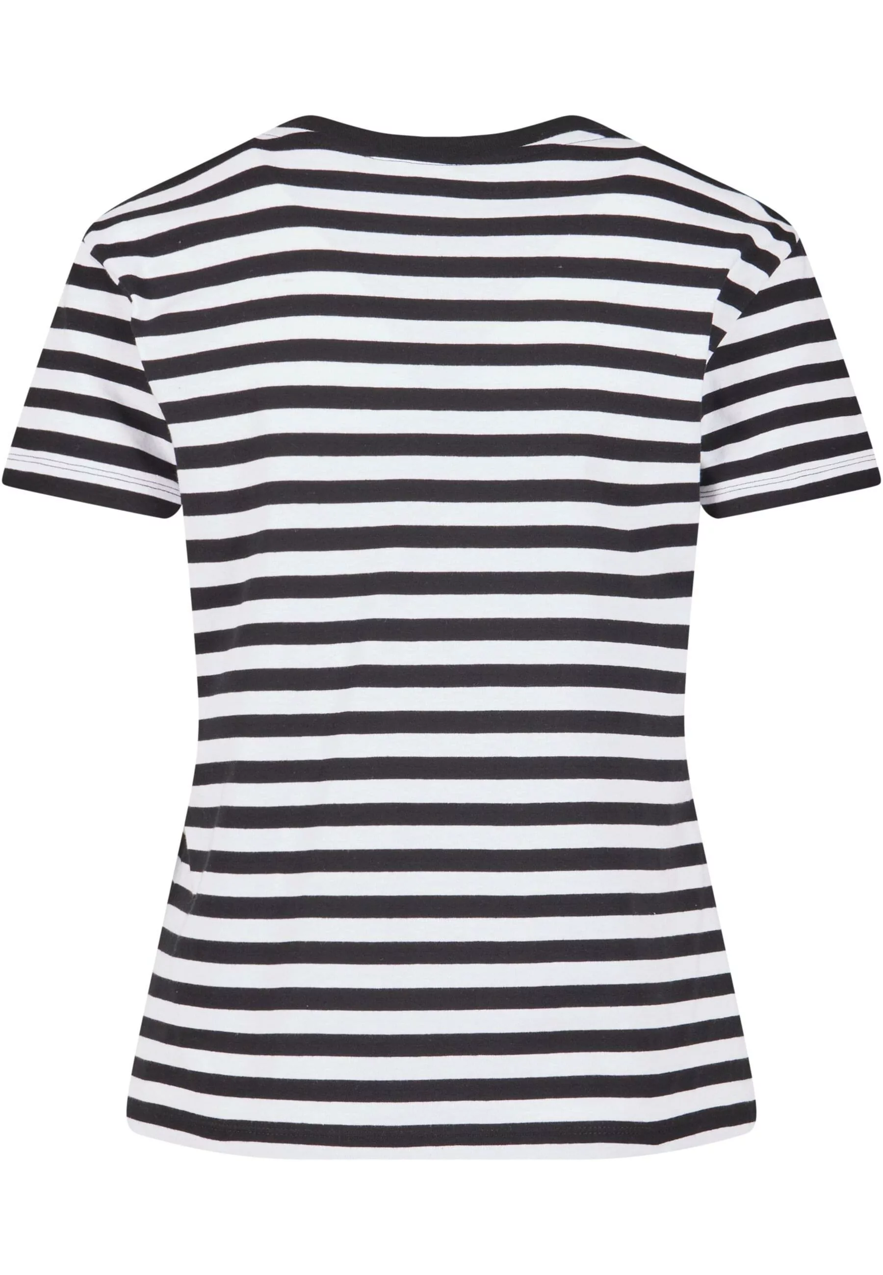 URBAN CLASSICS T-Shirt "Urban Classics Damen Ladies Regular Striped Tee" günstig online kaufen