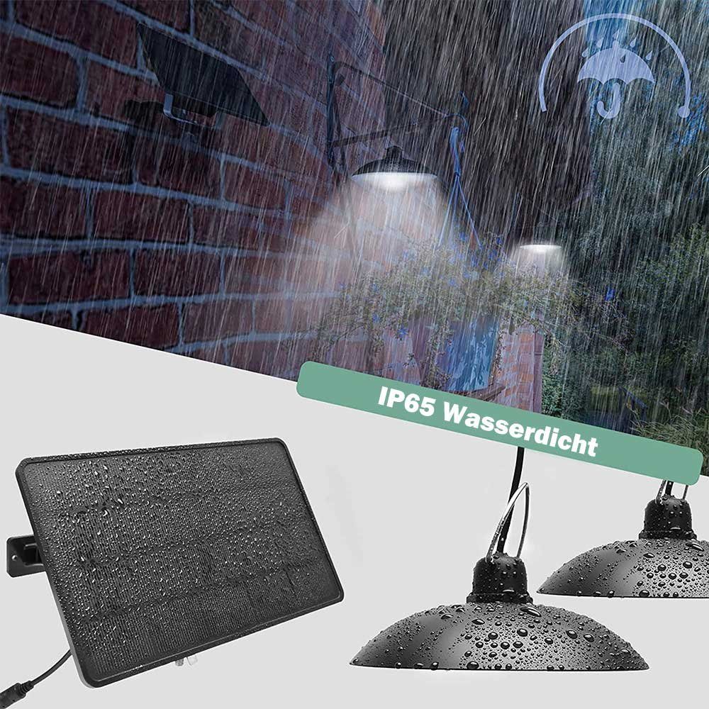 Rosnek LED Solarleuchte 1/2/3/4 Kopf, Solar-Pendelleuchten, günstig online kaufen