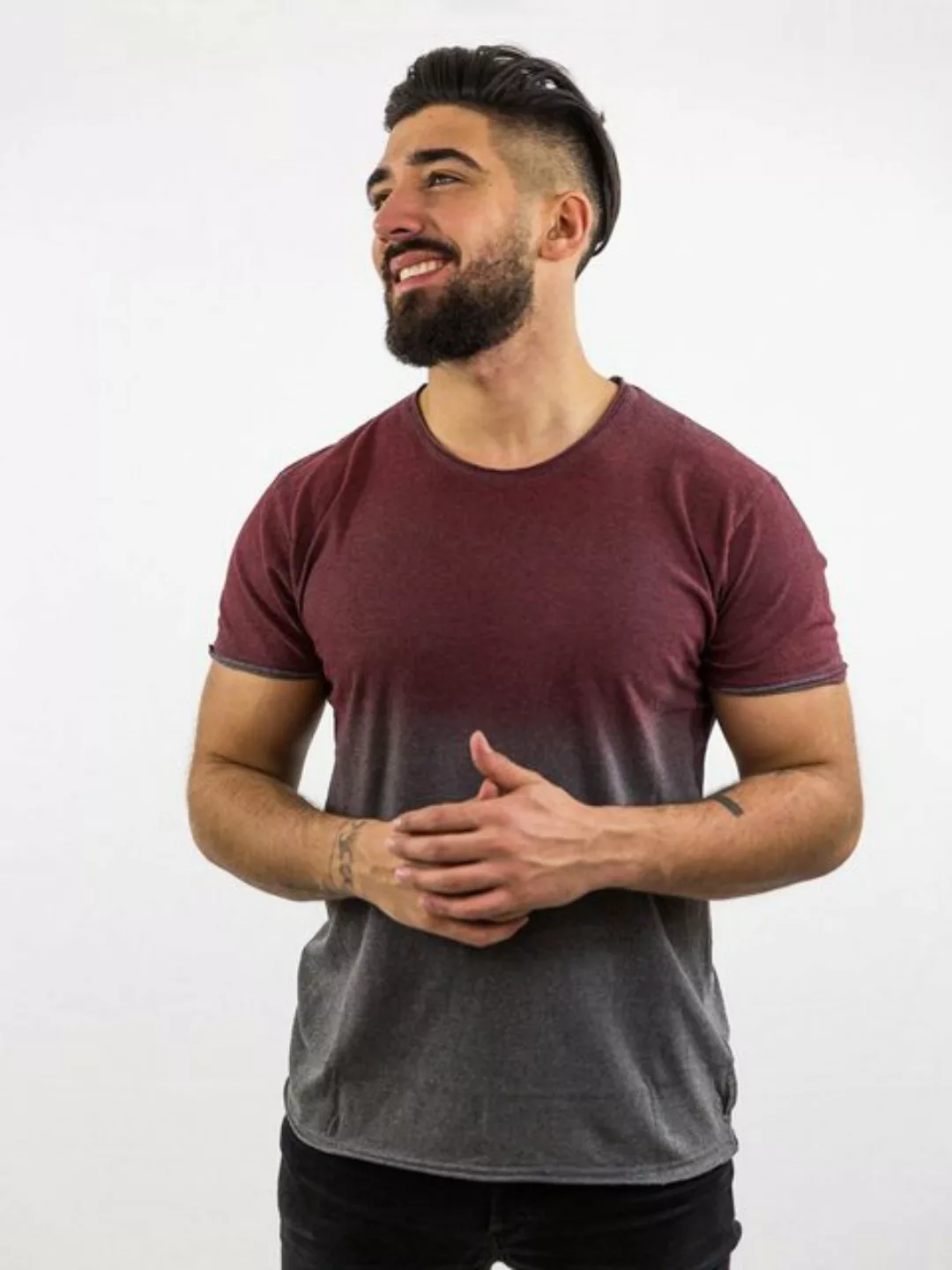 DAILY´S T-Shirt KARIM: Herren T-Shirt mit Spray Effekt günstig online kaufen