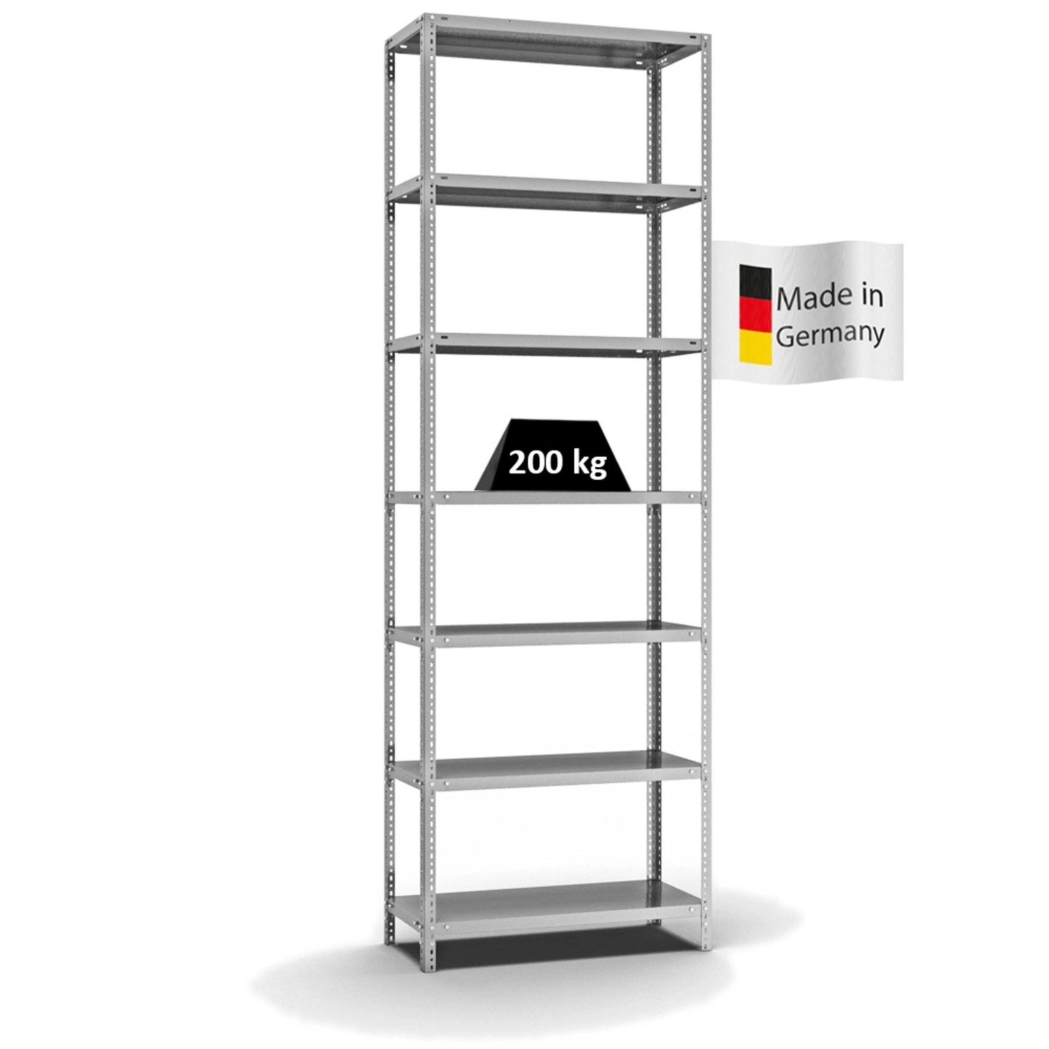 PROREGAL Fachbodenregal Schraubsystem Medium-Duty Grundregal HxBxT 300 x 10 günstig online kaufen