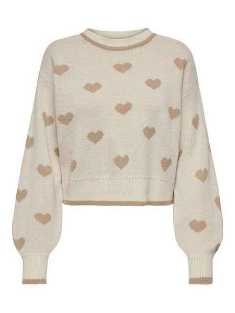 JDY Rundhalspullover JDYROMANCE L/S JACQ. PULLOVER KNT NOOS günstig online kaufen