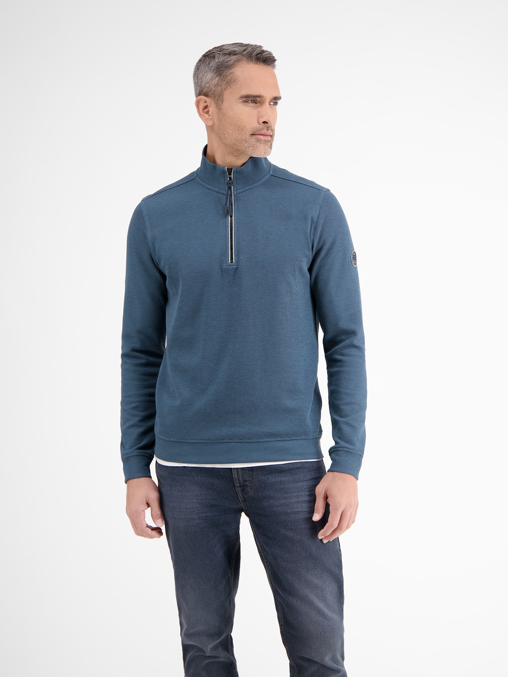 LERROS Sweatshirt "LERROS Unifarbener Sweattroyer für Herren" günstig online kaufen