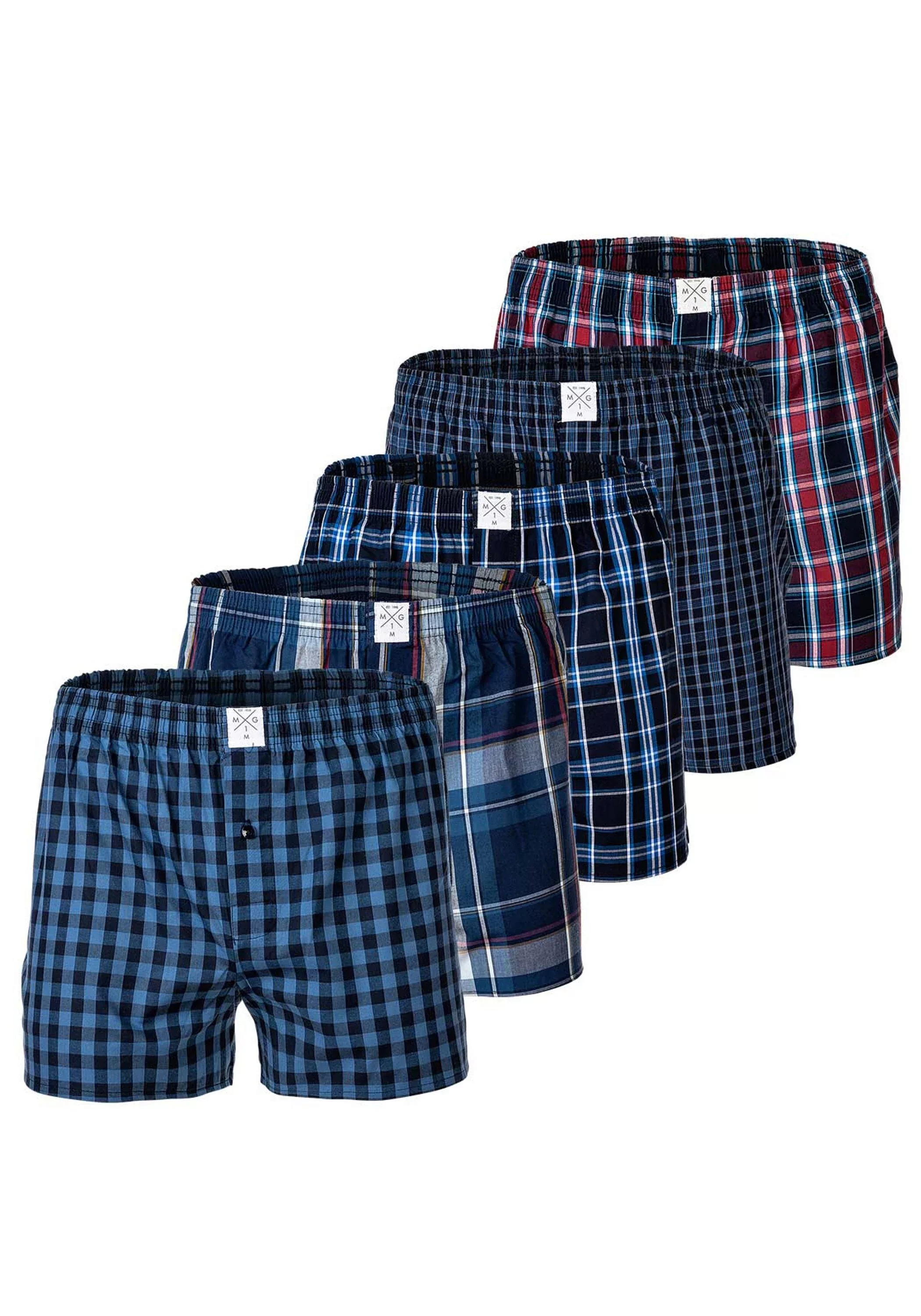 MG-1 Boxershorts "Web-Boxershorts 5er Pack" günstig online kaufen