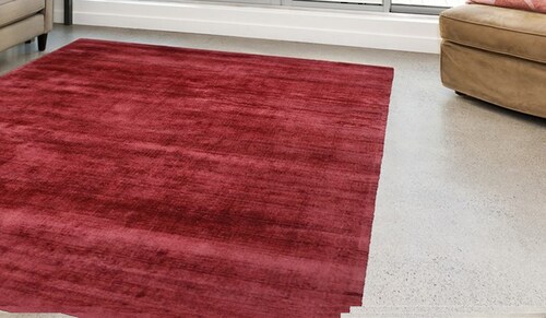 calo-deluxe Teppich »Viteox 200«, rechteckig, 13 mm Höhe, Viskose, Kurzflor günstig online kaufen