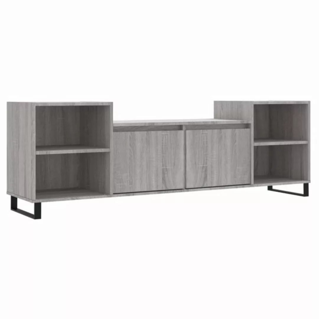 vidaXL TV-Schrank TV-Schrank Grau Sonoma 160x35x55 cm Spanplatte TV-Lowboar günstig online kaufen