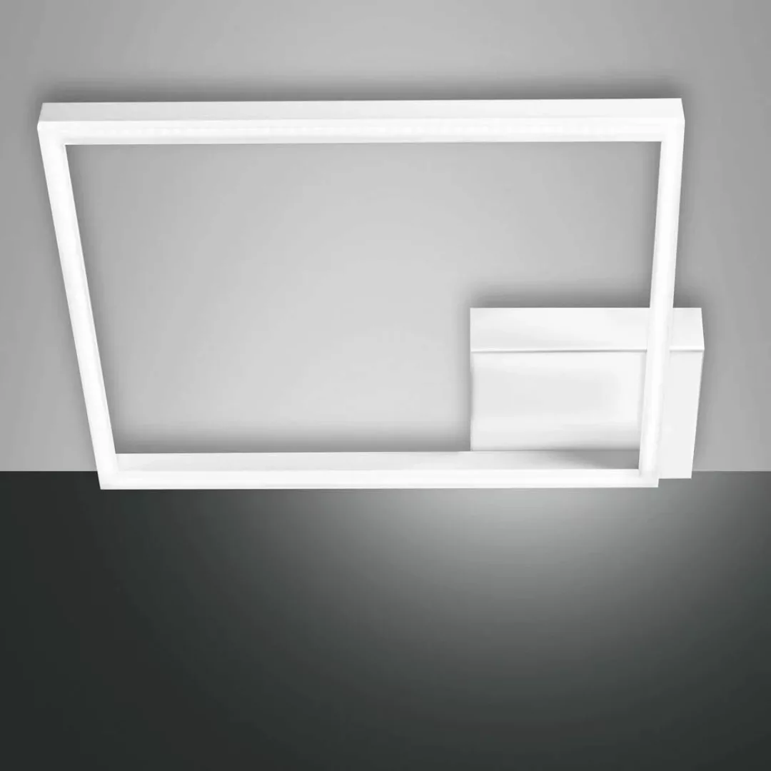 LED Deckenleuchte Bard in weiß 39W 3510lm dimmbar 420x420mm günstig online kaufen