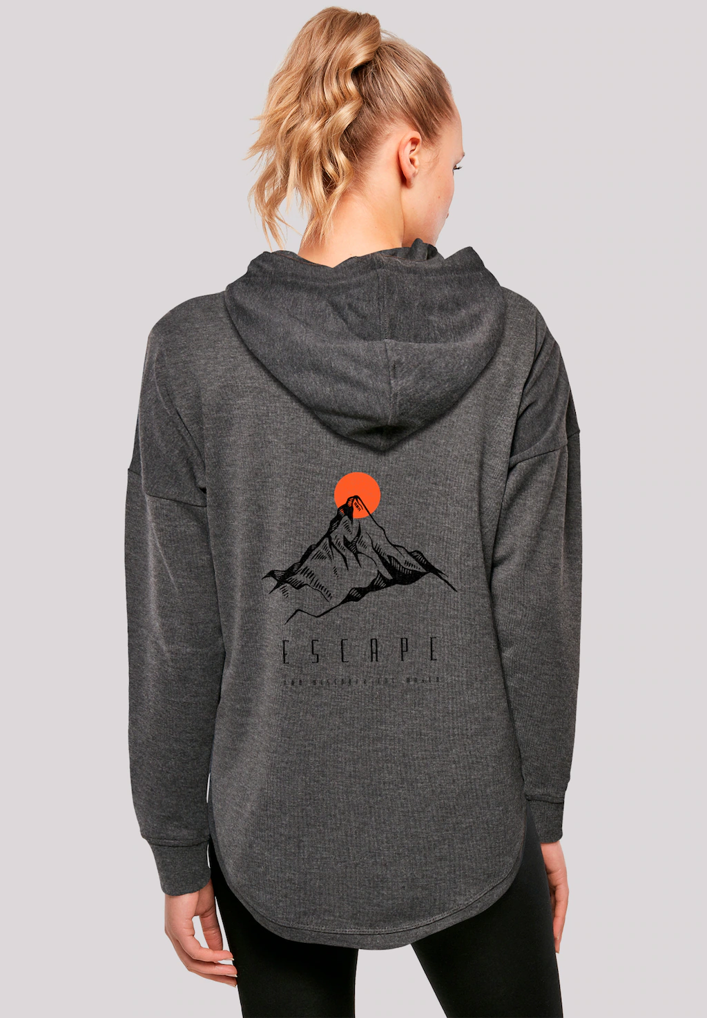 F4NT4STIC Kapuzenpullover "Oversize Escape Discover the World Mountain", Pr günstig online kaufen