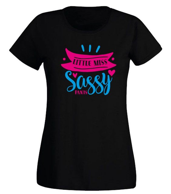 G-graphics T-Shirt Damen T-Shirt - Little miss sassy pants Slim-fit, mit tr günstig online kaufen