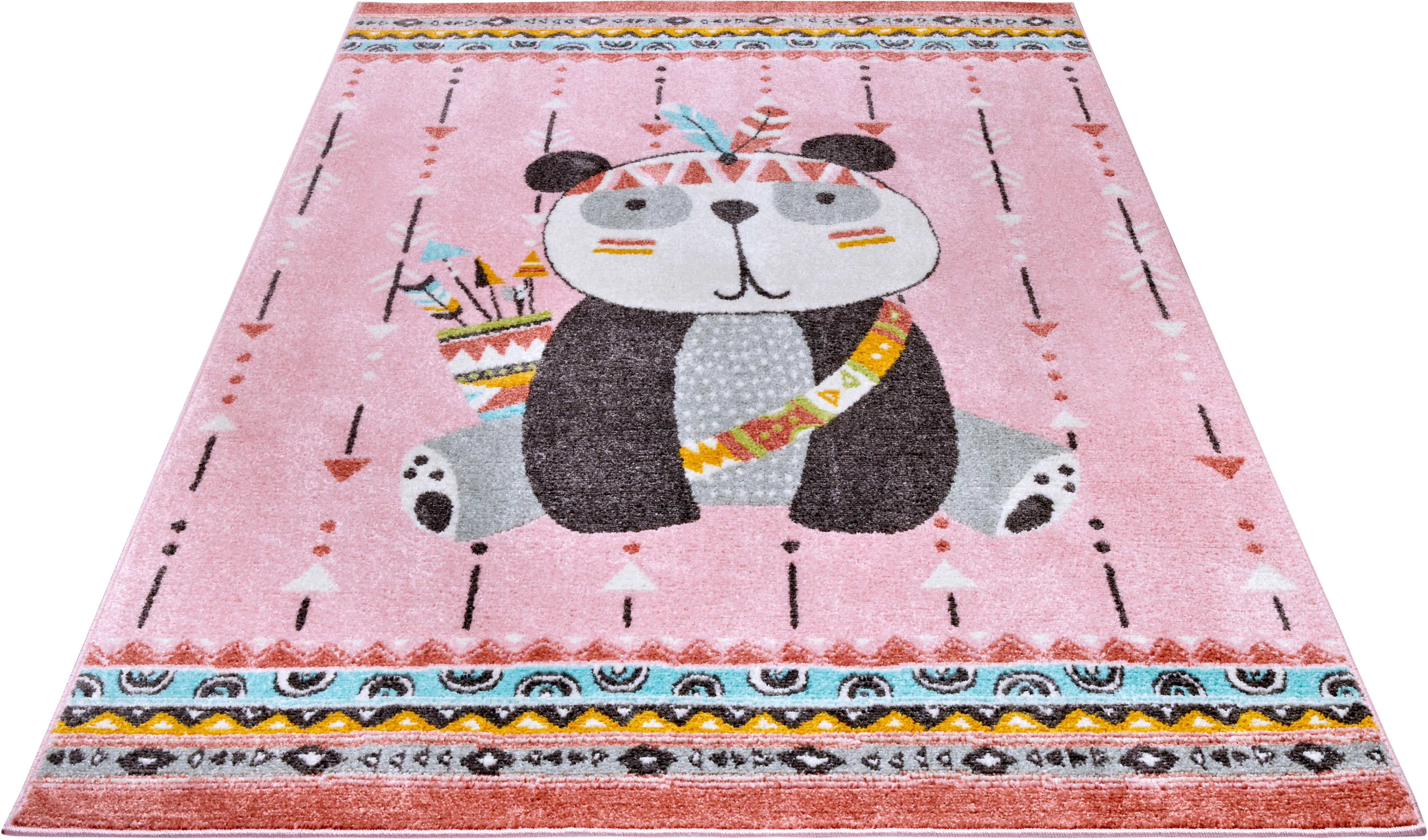 HANSE Home Kinderteppich »Adventures Panda«, rechteckig, Spielteppich, weic günstig online kaufen
