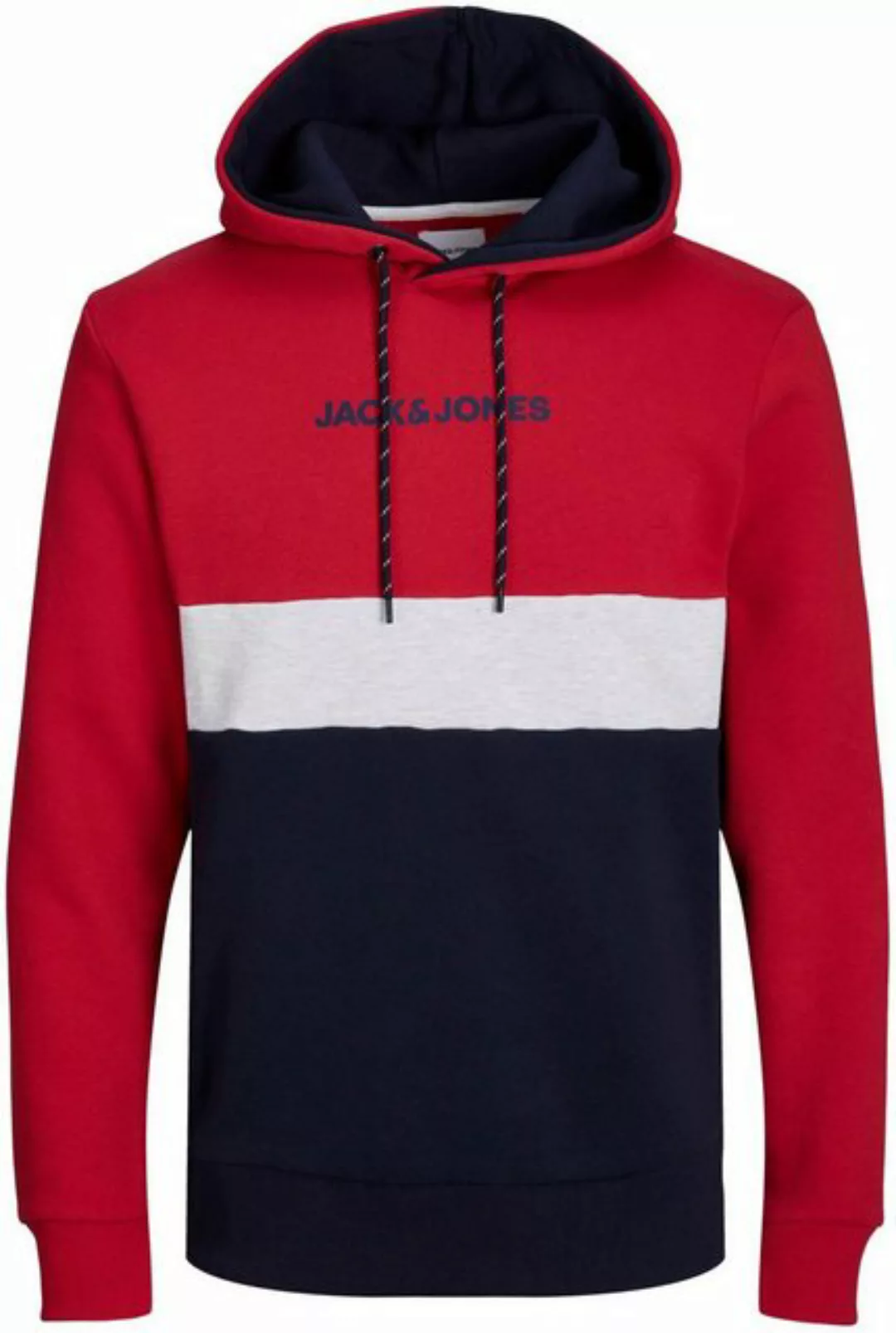 Jack & Jones Kapuzensweatshirt JJEREID BLOCKING SWEAT HOOD NOOS günstig online kaufen