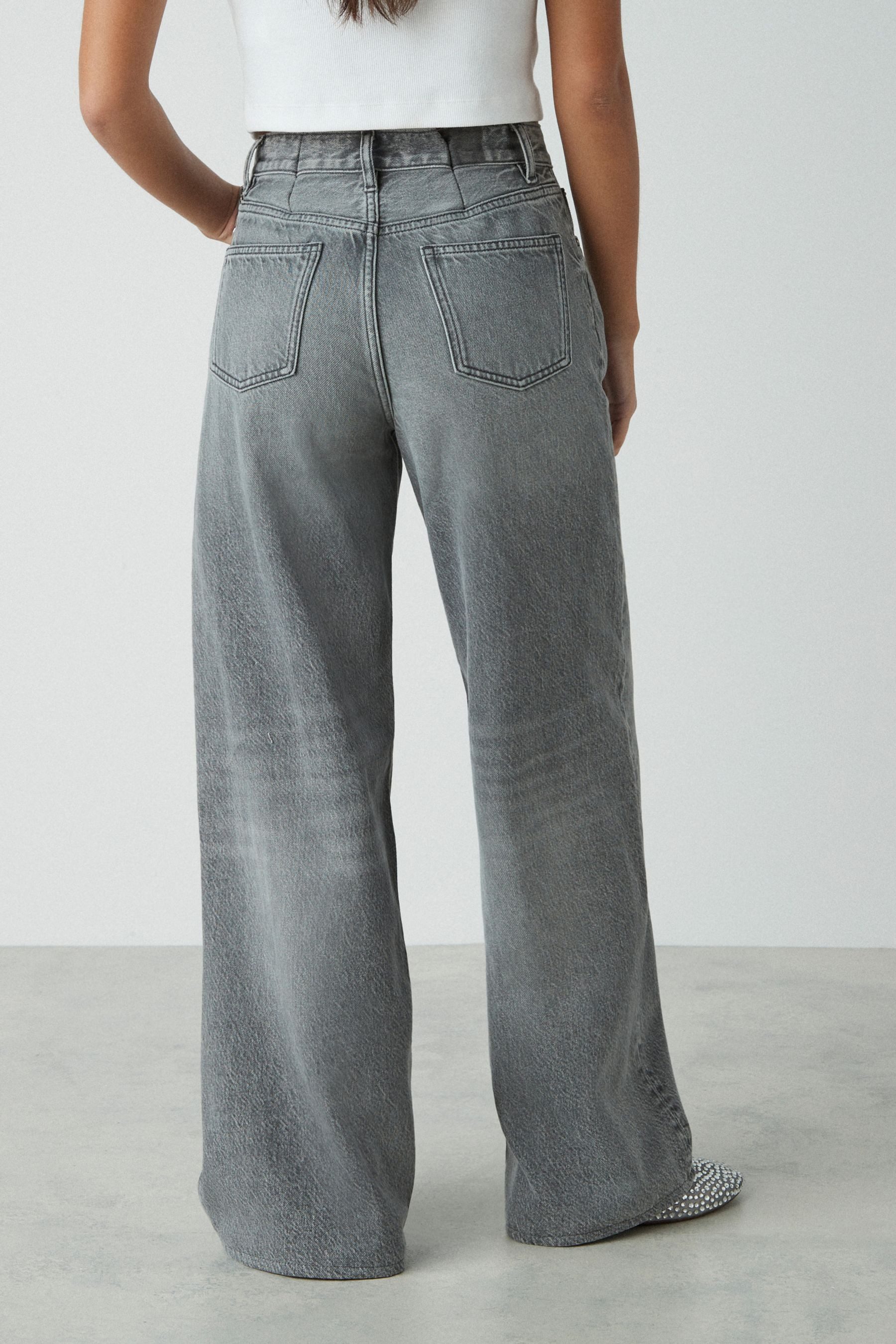 Next Weite Jeans Jeans mit weitem günstig online kaufen