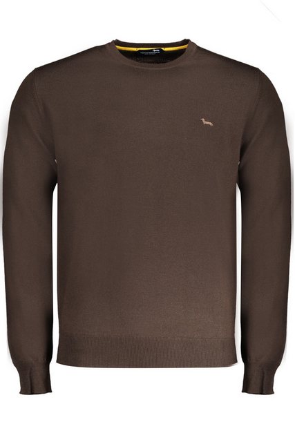 Harmont & Blaine Strickpullover Herrenpullover Braun: Langarmshirt mit Rund günstig online kaufen