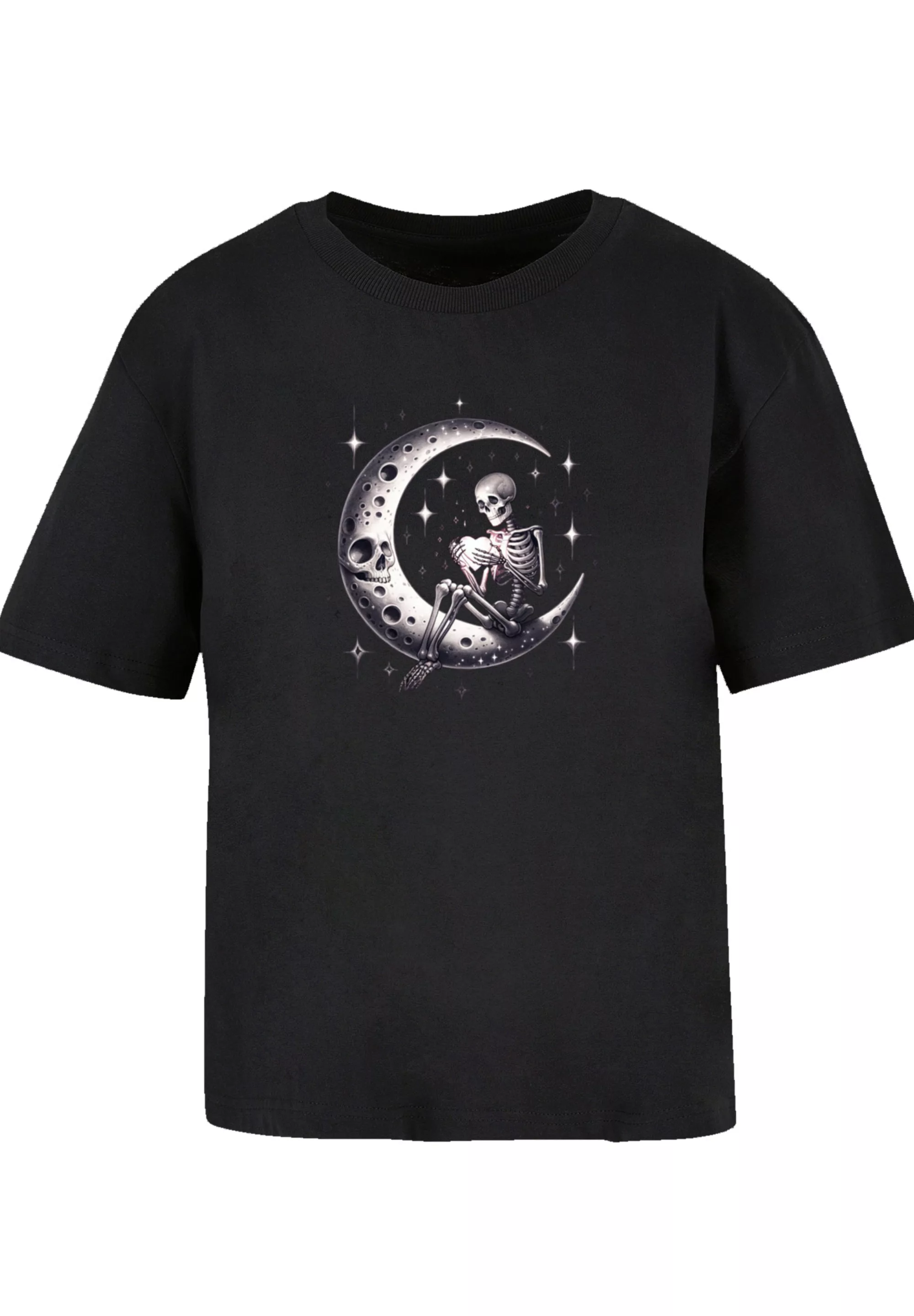 F4NT4STIC T-Shirt "Gothic Valentinstag Skelett Mond", Premium Qualität günstig online kaufen