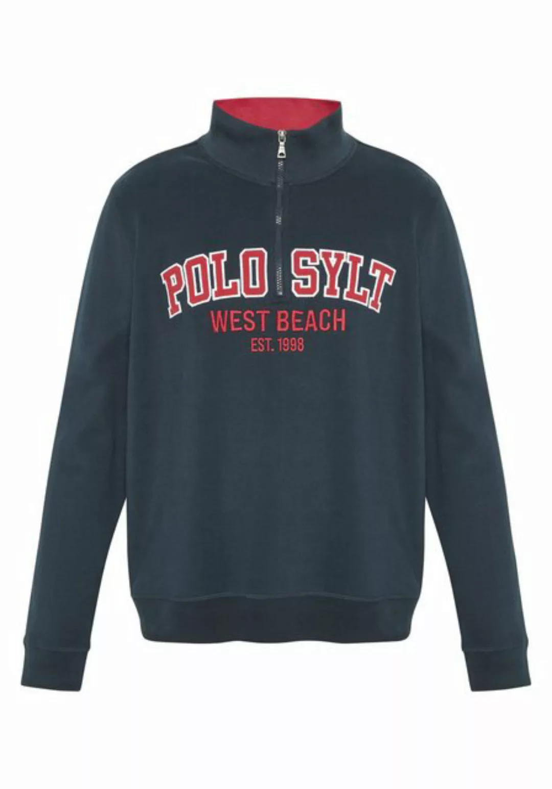 Polo Sylt Troyer im Label-Design mit Schriftzügen günstig online kaufen