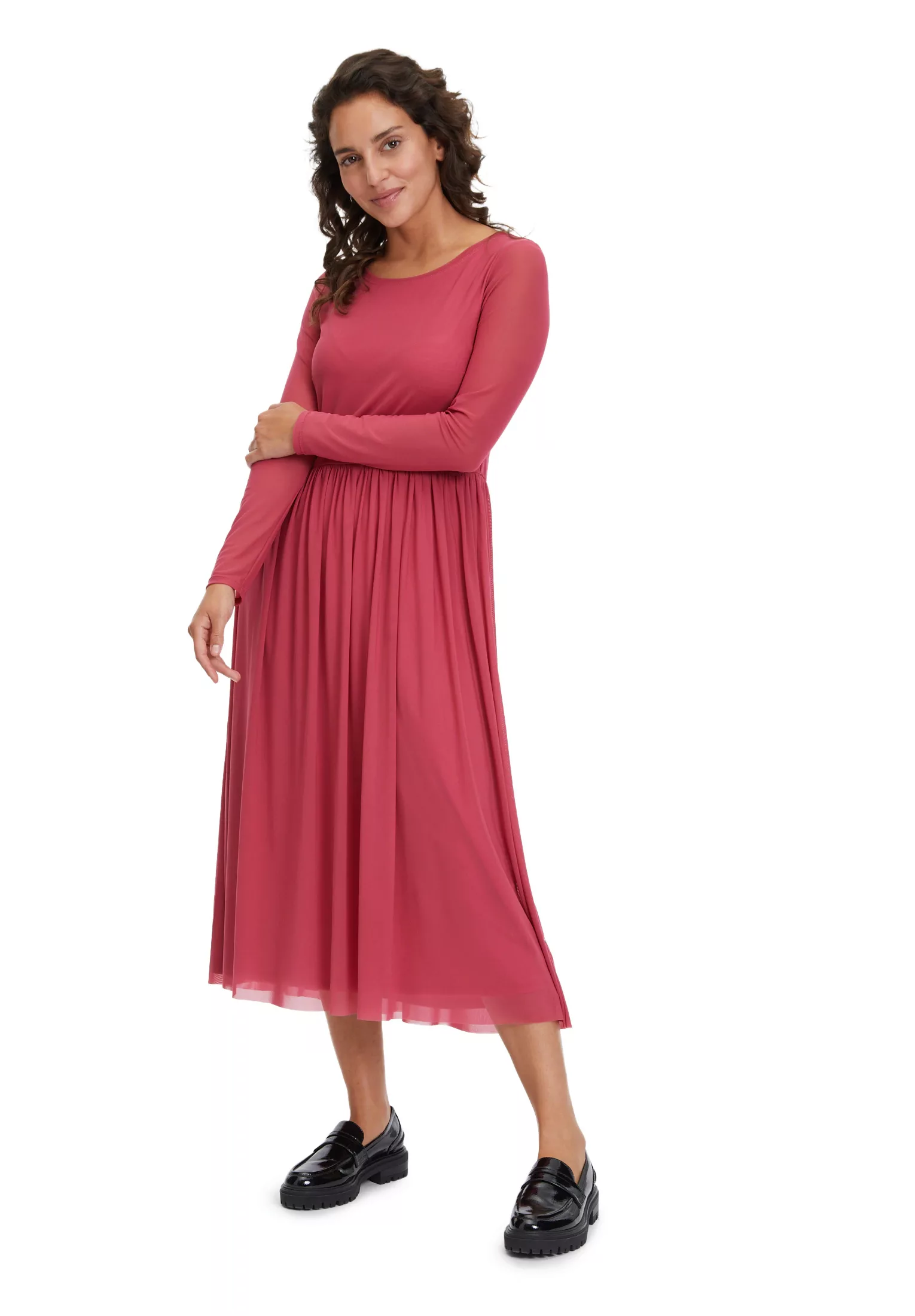 Vera Mont Midikleid "Vera Mont Midikleid unifarben", Material günstig online kaufen