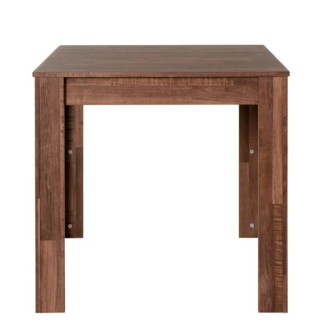 Landhaus Küchentisch 80x75x80 cm Holz Braun günstig online kaufen