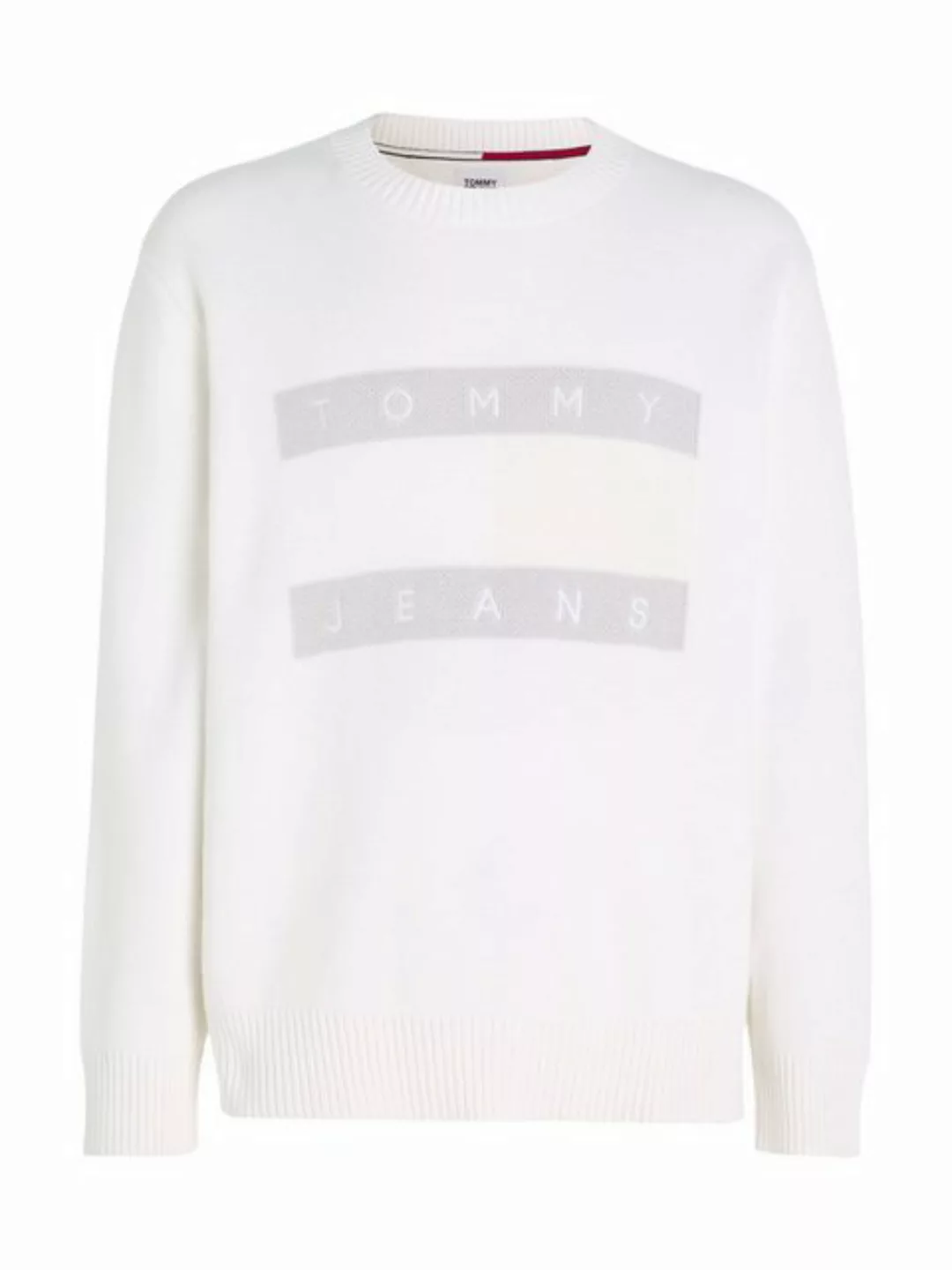 Tommy Jeans Rundhalspullover TJM RLX TONAL FLAG SWEATER günstig online kaufen