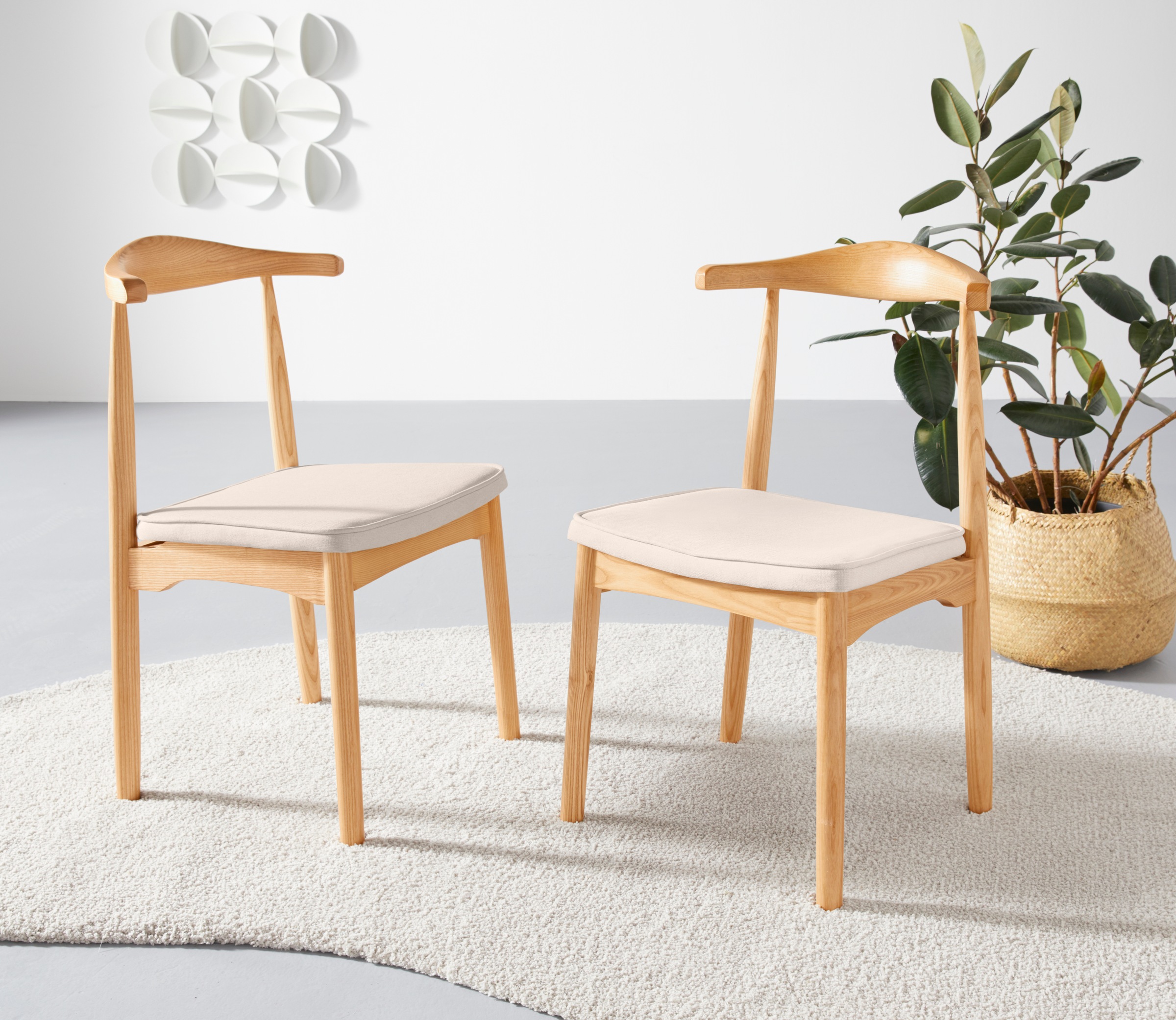 LeGer Home by Lena Gercke Esszimmerstuhl "Rianne", (Set), 2 St., Gestellrah günstig online kaufen